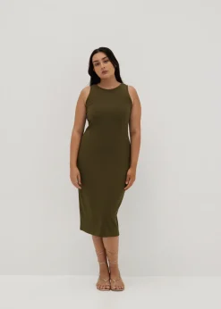 Love, Bonito Casual Dresses*Amanda Ribbed Cut Out Midi Dress