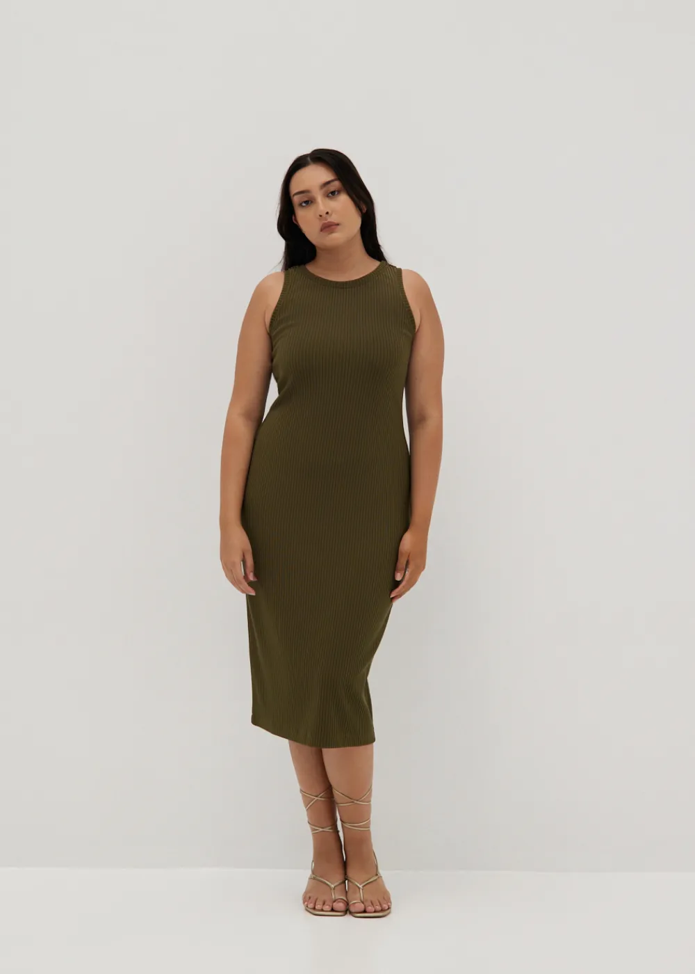 Love, Bonito Casual Dresses*Amanda Ribbed Cut Out Midi Dress
