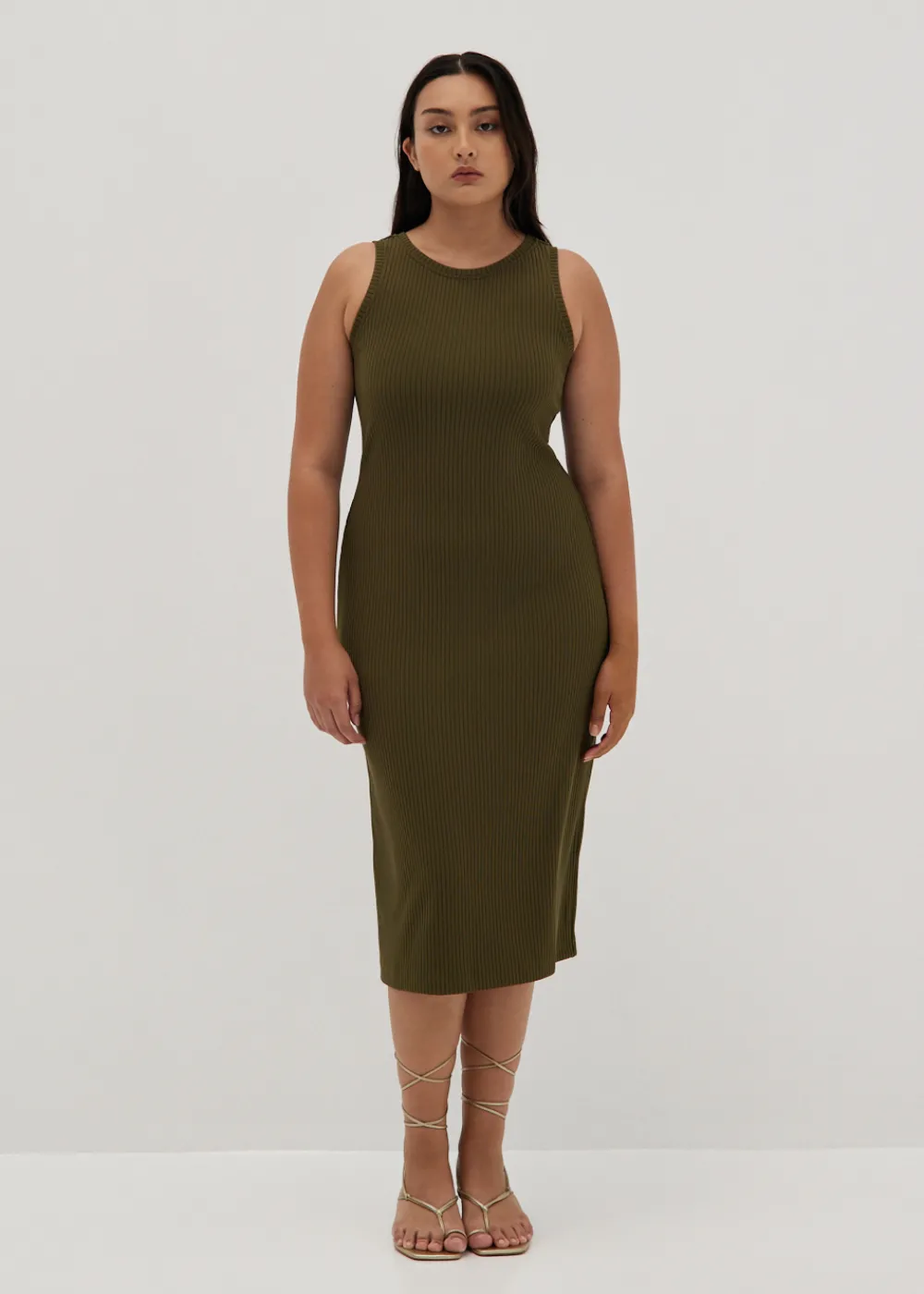 Love, Bonito Casual Dresses*Amanda Ribbed Cut Out Midi Dress