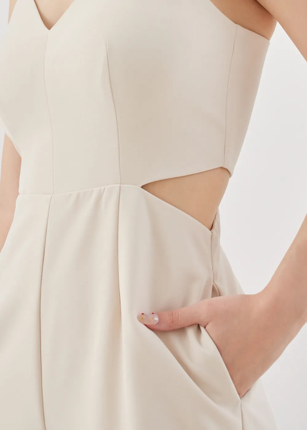 Love, Bonito Party & Occasions*Anissa Padded Cut Out Jumpsuit