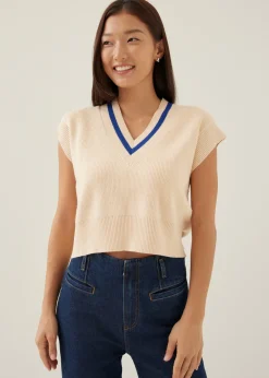 Love, Bonito Weekend & Vacation Tops*Anisse Loose V-neck Knit Top