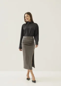 Love, Bonito Party Tops|Blouses & Shirts*Annalie Organza Turtleneck Blouse