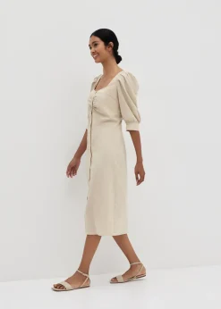 Love, Bonito Weekend Dresses*Anniston Puff Sleeve Shirt Dress