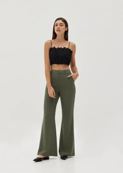 Love, Bonito Party Tops|Tanks & Camis*Ansley Pleat Crop Top