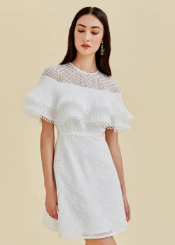 Love, Bonito Party Dresses*Anthea Tiered Broderie Anglaise Dress