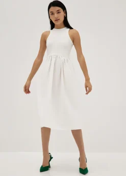 Love, Bonito Casual Dresses*Antoinette Mixed Fabric Midi Dress