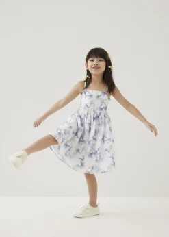Kids Love, Bonito Party Dresses|Kidswear*Anya Tie Back Midi Dress in Heirloom Botanicals