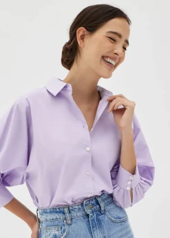 Love, Bonito Blouses & Shirts|Work Tops*Anzel Cotton Puff Sleeve Shirt