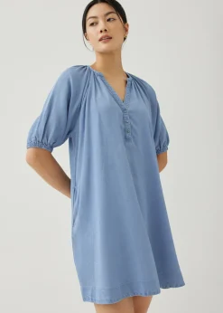 Love, Bonito Weekend Dresses*Arabelle Chambray Swing Mini Dress