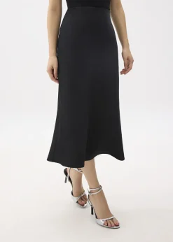 Love, Bonito Party & Occasions|Skirts*Arii Elastic Satin Bias Cut Midaxi Skirt