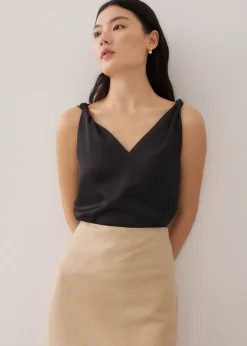 Love, Bonito Work Tops|Shell Tops*Arisse Satin Shell Top