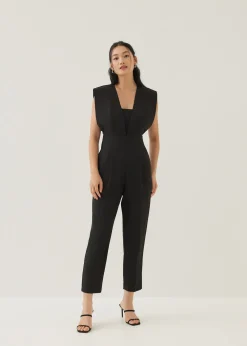 Love, Bonito Party & Occasions*Arize Padded Peg Leg Jumpsuit