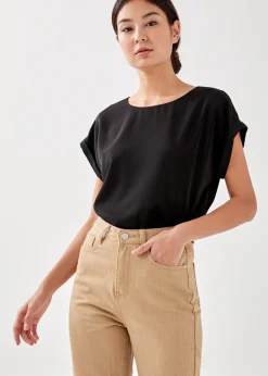 Love, Bonito Shell Tops*Ashari Drop Shoulder Shell Top