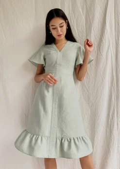 Love, Bonito Weekend Dresses*Ashlyn Ruffle Hem Midi Dress