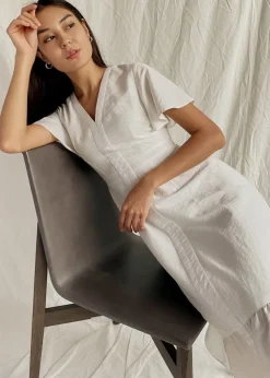 Love, Bonito Weekend Dresses*Ashlyn Ruffle Hem Midi Dress