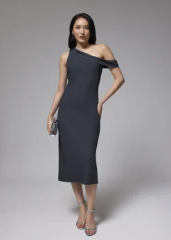 Love, Bonito Party & Occasions|Dresses*Asymmetric Bias Cut Midaxi Dress