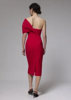Love, Bonito Party & Occasions|Dresses*Asymmetric Front Twist Column Midi Dress