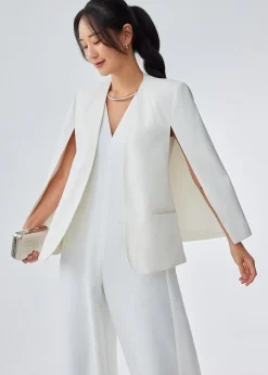 Love, Bonito Party & Occasions|Work*Audrey Tailored Cape Blazer