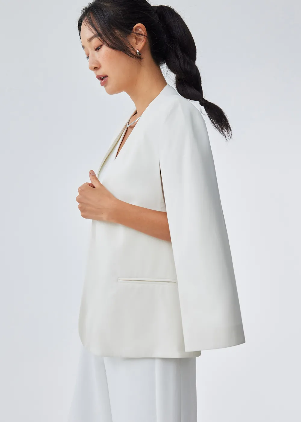 Love, Bonito Party & Occasions|Work*Audrey Tailored Cape Blazer