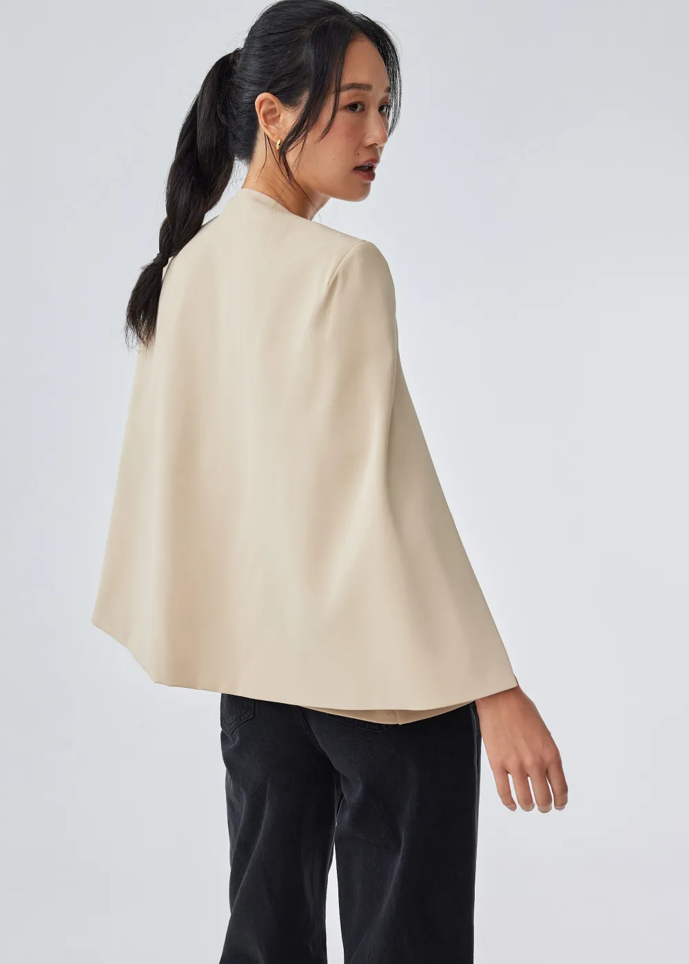 Love, Bonito Party & Occasions|Work*Audrey Tailored Cape Blazer