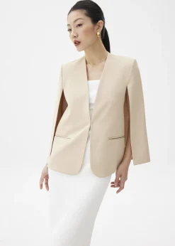 Love, Bonito Party & Occasions|Work*Audrey Tailored Cape Blazer