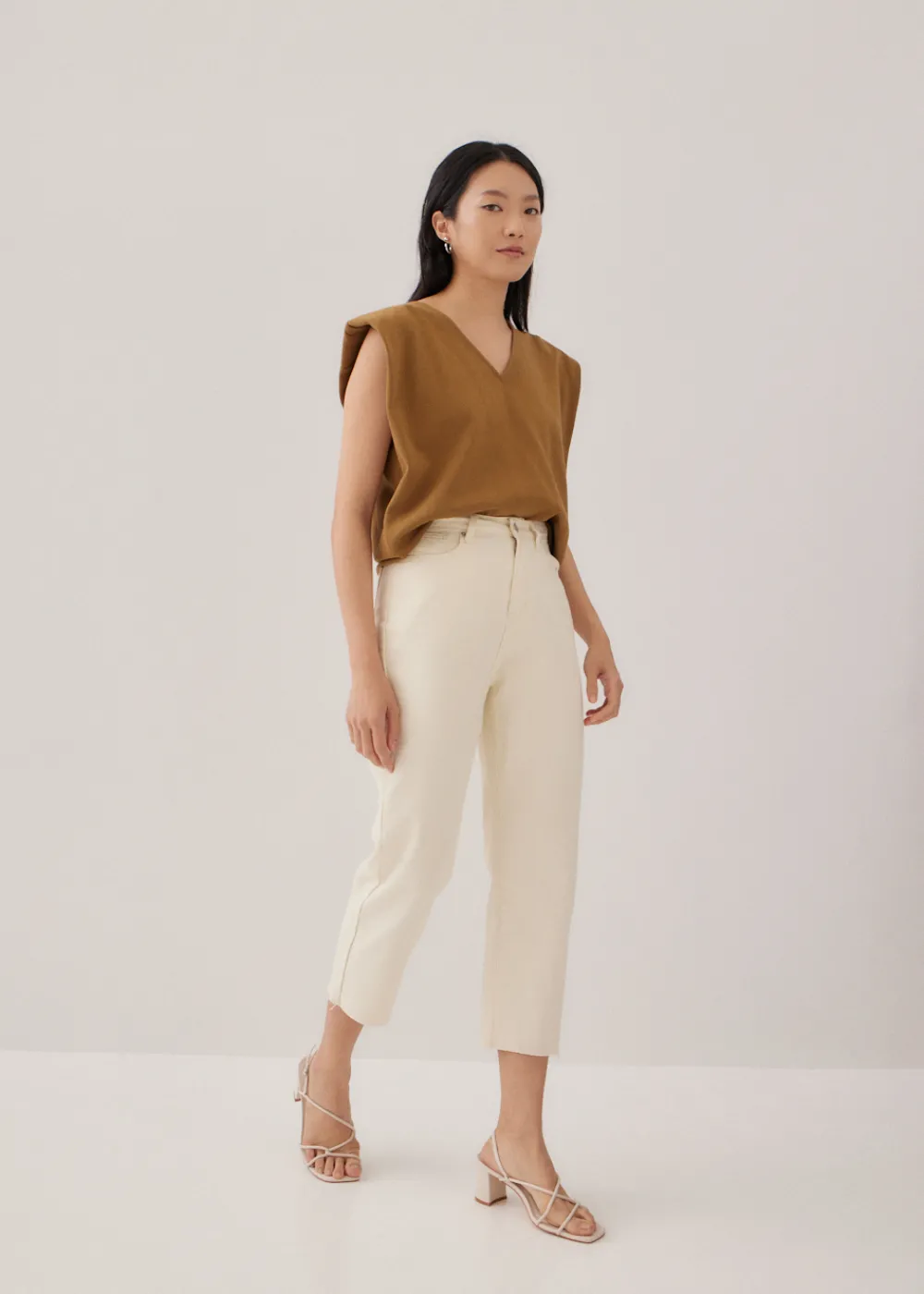 Love, Bonito Weekend & Vacation Pants|Casual Pants*Aurelie High Rise Straight Crop Jeans