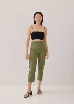 Love, Bonito Weekend & Vacation Pants|Casual Pants*Aurelie High Rise Straight Crop Jeans