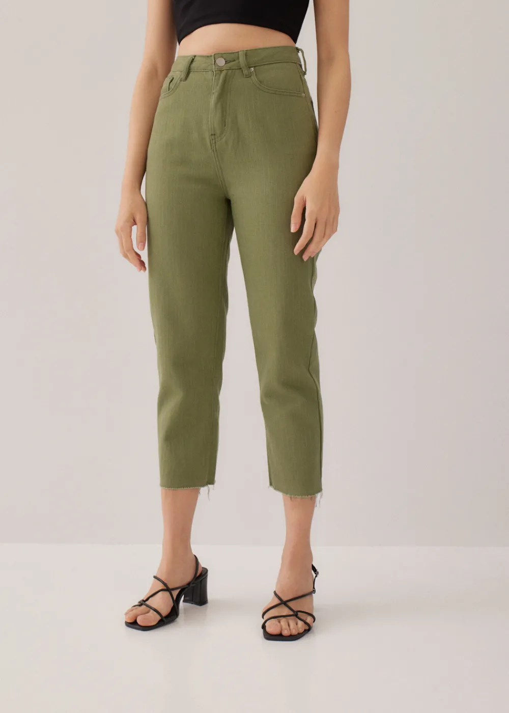 Love, Bonito Weekend & Vacation Pants|Casual Pants*Aurelie High Rise Straight Crop Jeans