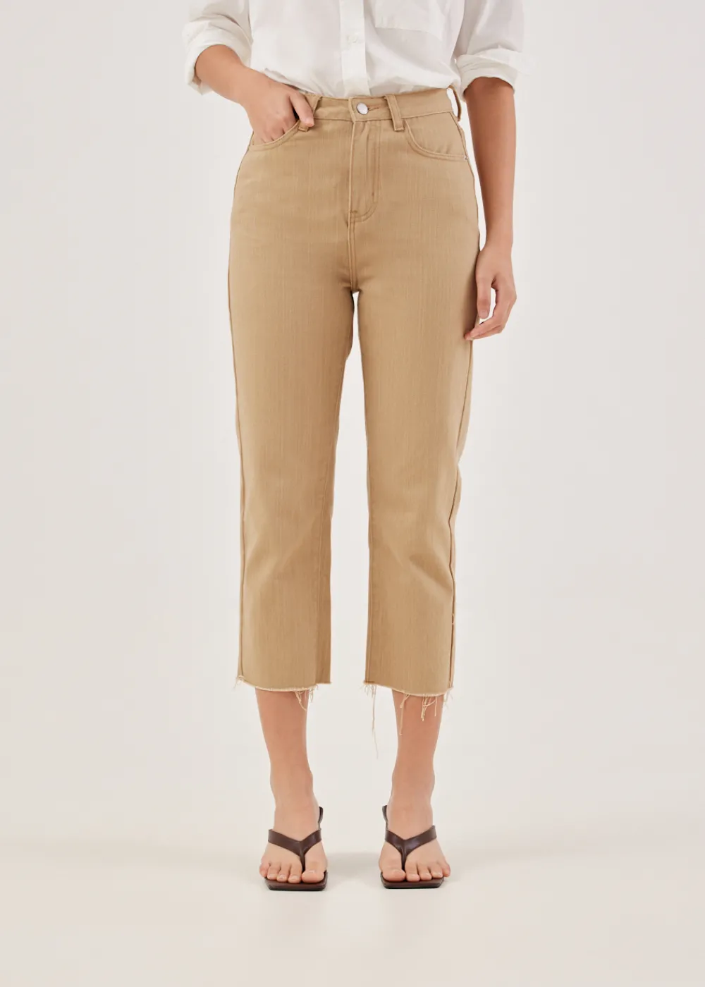 Love, Bonito Weekend & Vacation Pants|Casual Pants*Aurelie High Rise Straight Crop Jeans