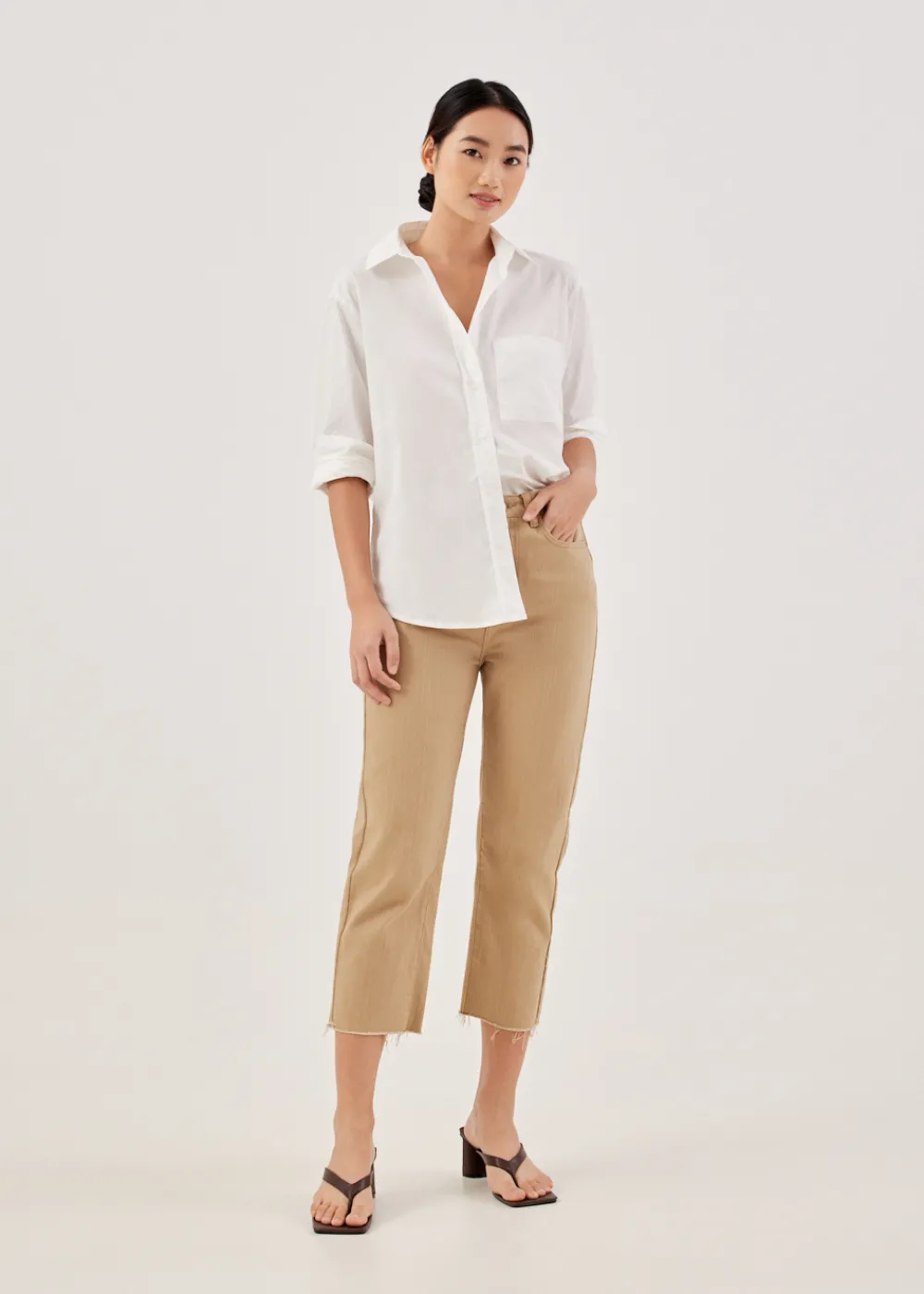 Love, Bonito Weekend & Vacation Pants|Casual Pants*Aurelie High Rise Straight Crop Jeans