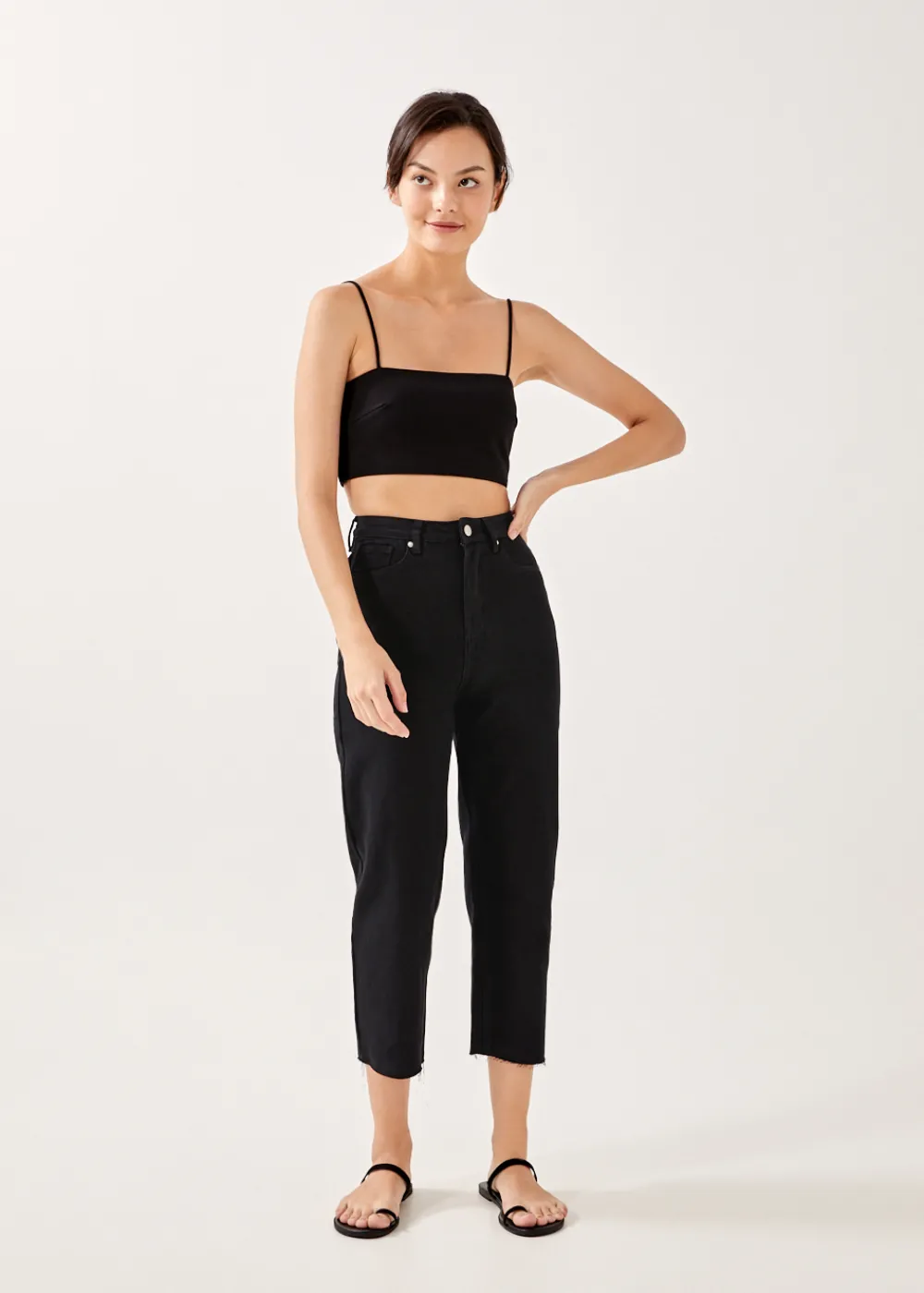 Love, Bonito Weekend & Vacation Pants|Casual Pants*Aurelie High Rise Straight Crop Jeans
