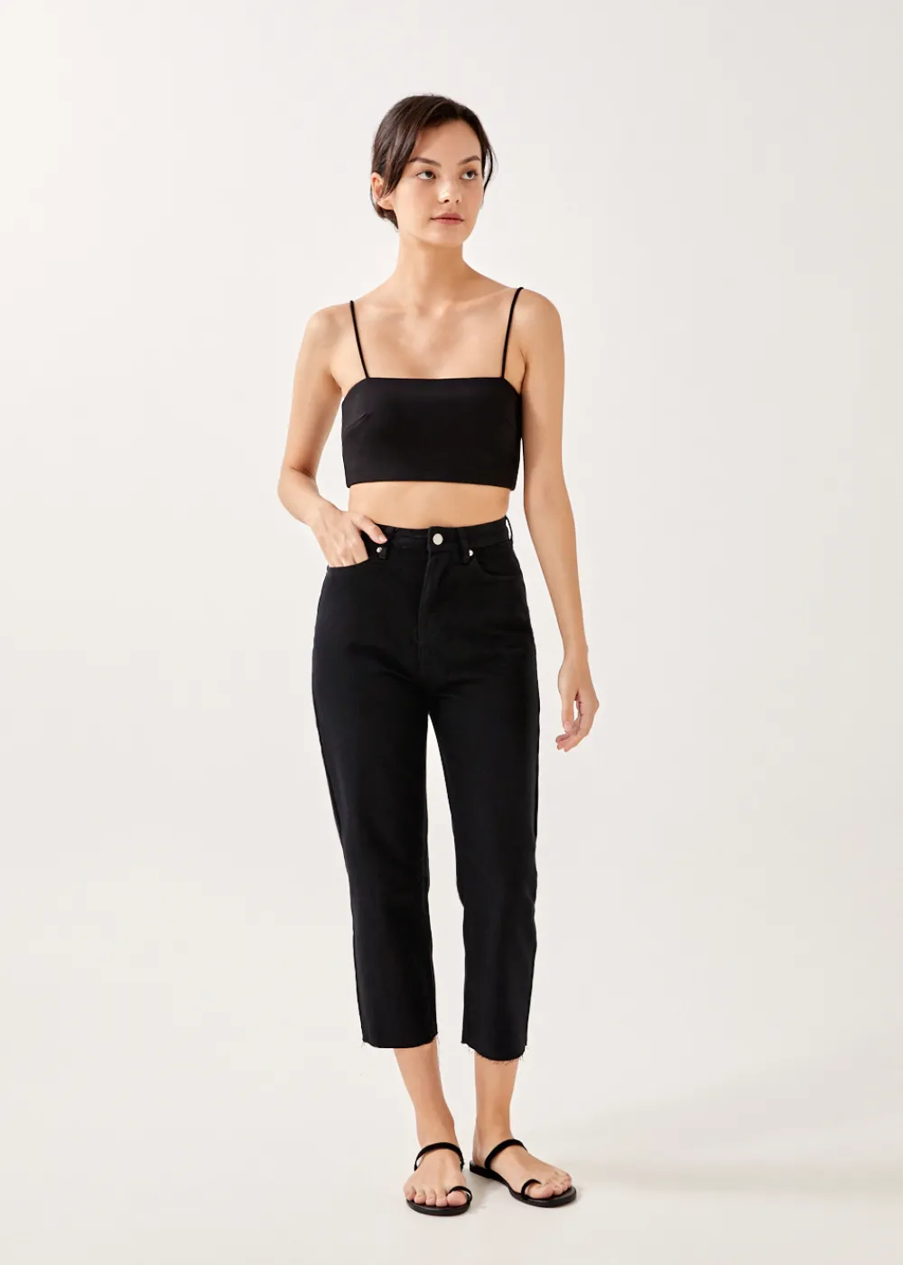 Love, Bonito Weekend & Vacation Pants|Casual Pants*Aurelie High Rise Straight Crop Jeans