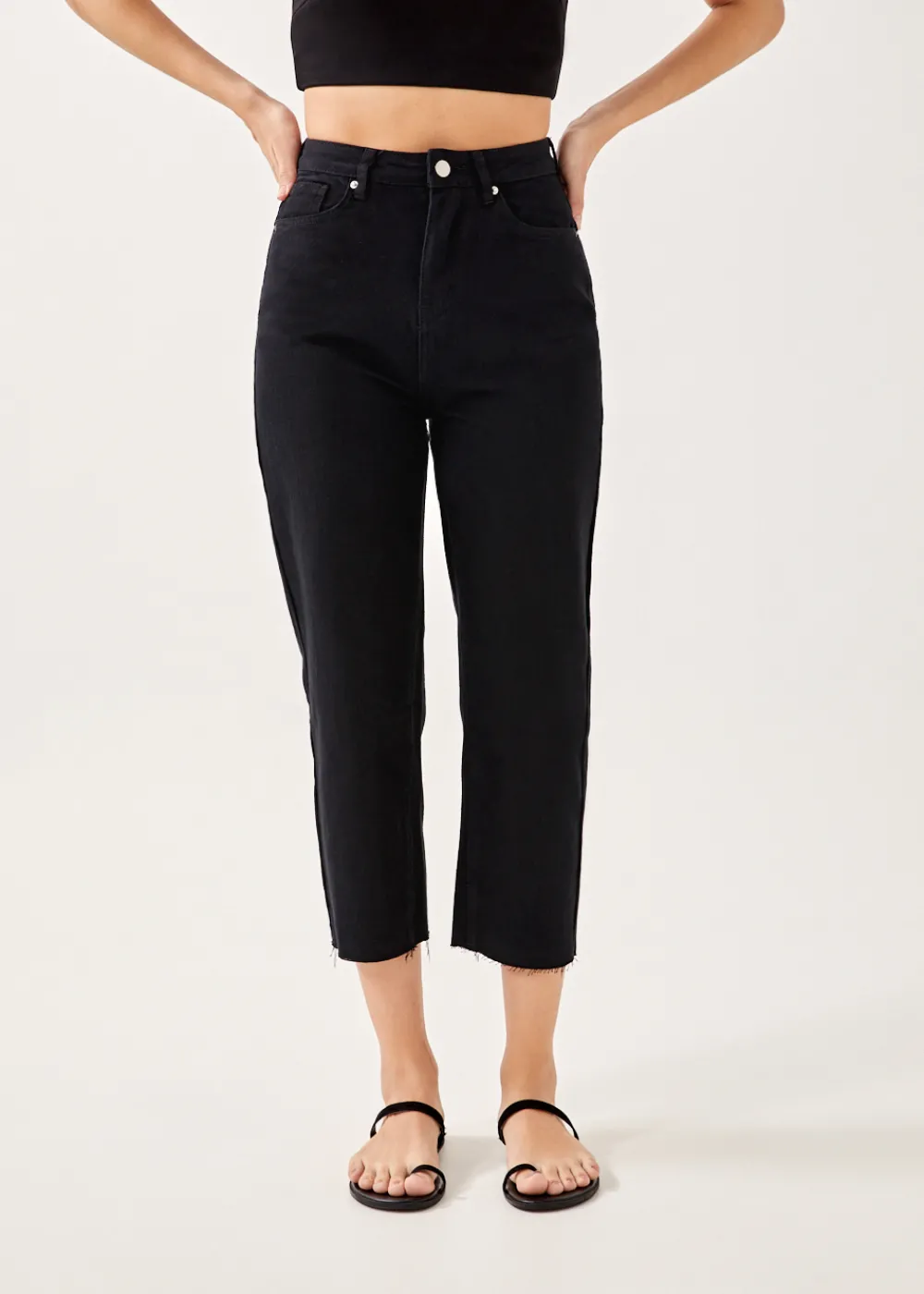 Love, Bonito Weekend & Vacation Pants|Casual Pants*Aurelie High Rise Straight Crop Jeans