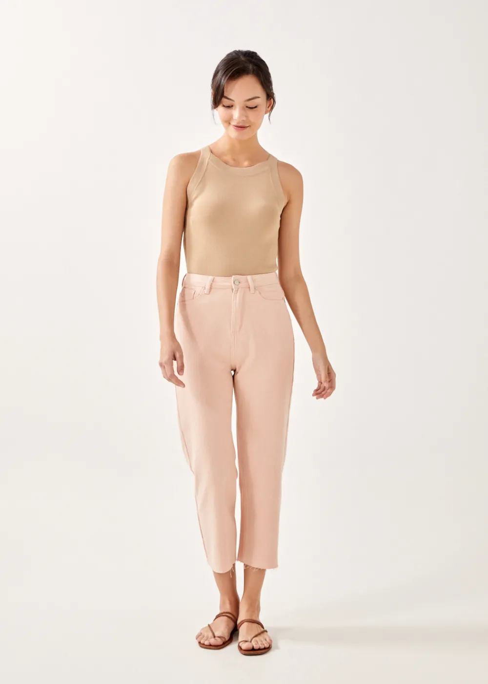 Love, Bonito Weekend & Vacation Pants|Casual Pants*Aurelie High Rise Straight Crop Jeans