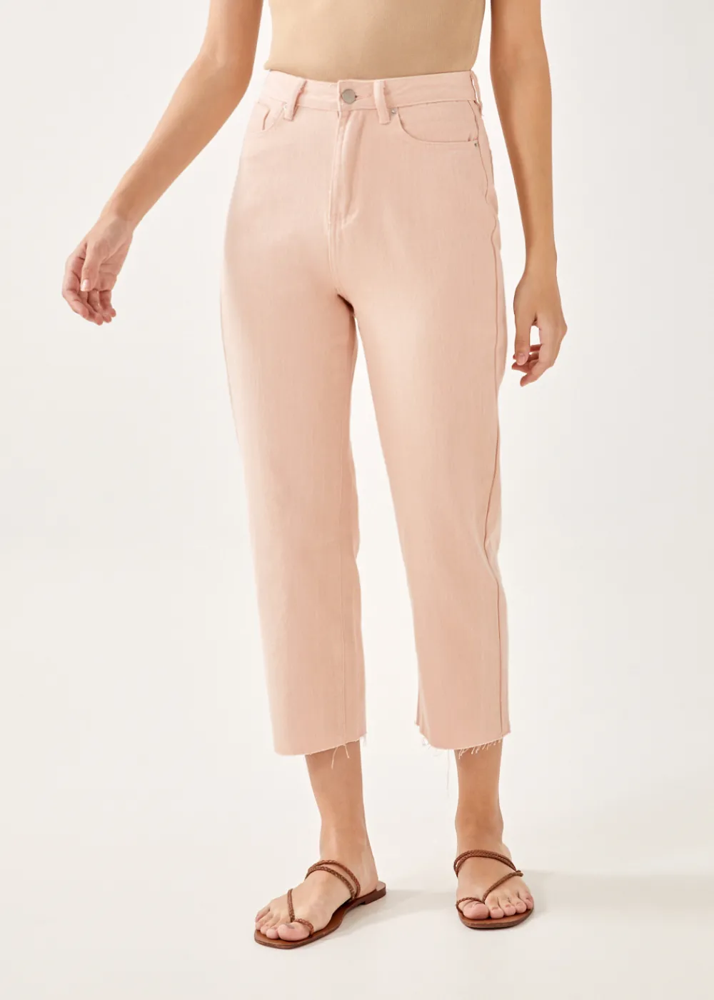 Love, Bonito Weekend & Vacation Pants|Casual Pants*Aurelie High Rise Straight Crop Jeans