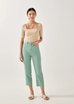 Love, Bonito Weekend & Vacation Pants|Casual Pants*Aurelie High Rise Straight Crop Jeans