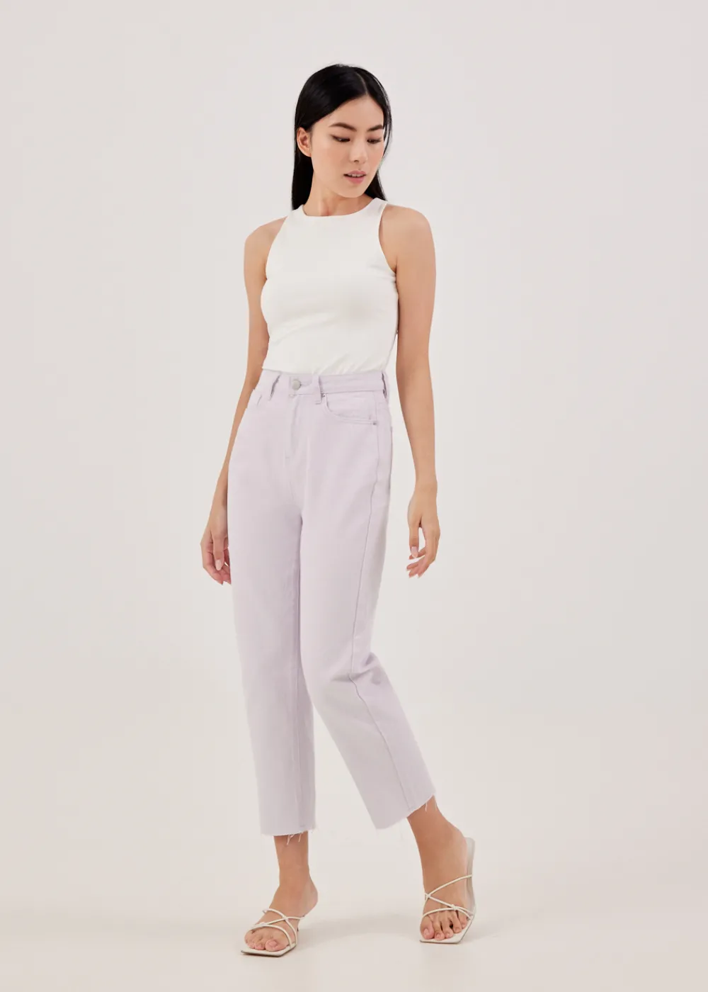 Love, Bonito Weekend & Vacation Pants|Casual Pants*Aurelie High Rise Straight Crop Jeans