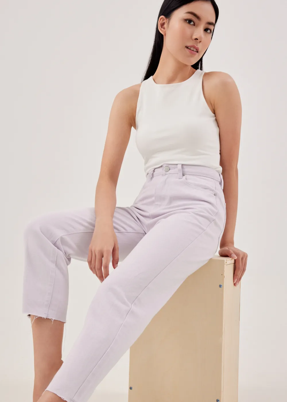 Love, Bonito Weekend & Vacation Pants|Casual Pants*Aurelie High Rise Straight Crop Jeans