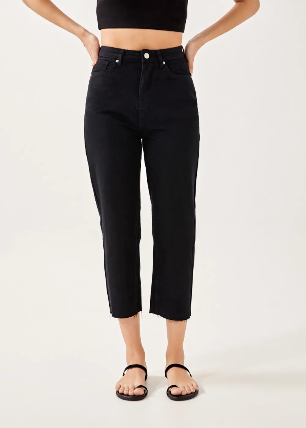 Love, Bonito Weekend & Vacation Pants|Casual Pants*Aurelie High Rise Straight Crop Jeans