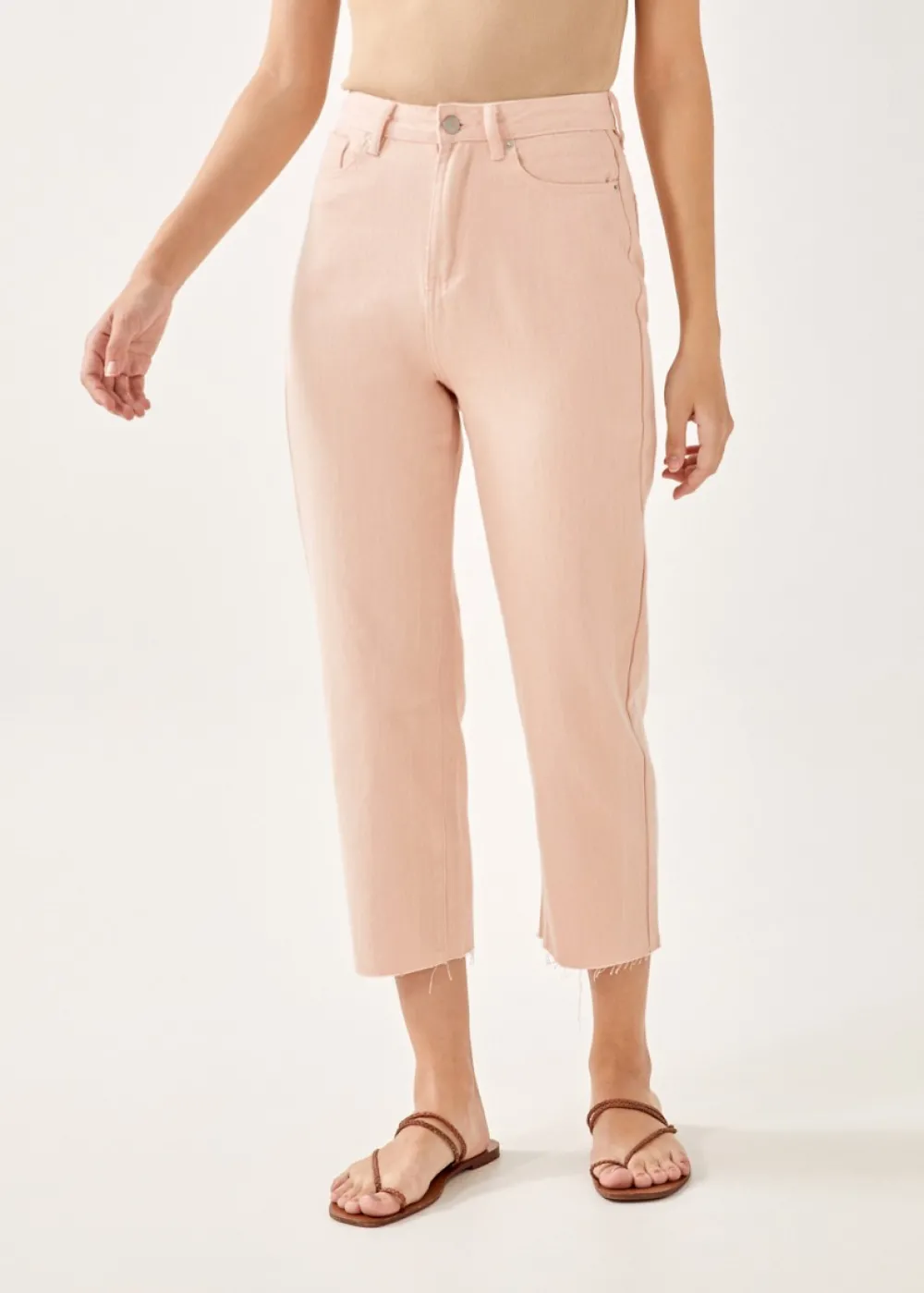 Love, Bonito Weekend & Vacation Pants|Casual Pants*Aurelie High Rise Straight Crop Jeans