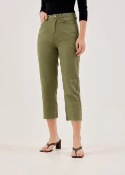 Love, Bonito Weekend & Vacation Pants|Casual Pants*Aurelie High Rise Straight Crop Jeans
