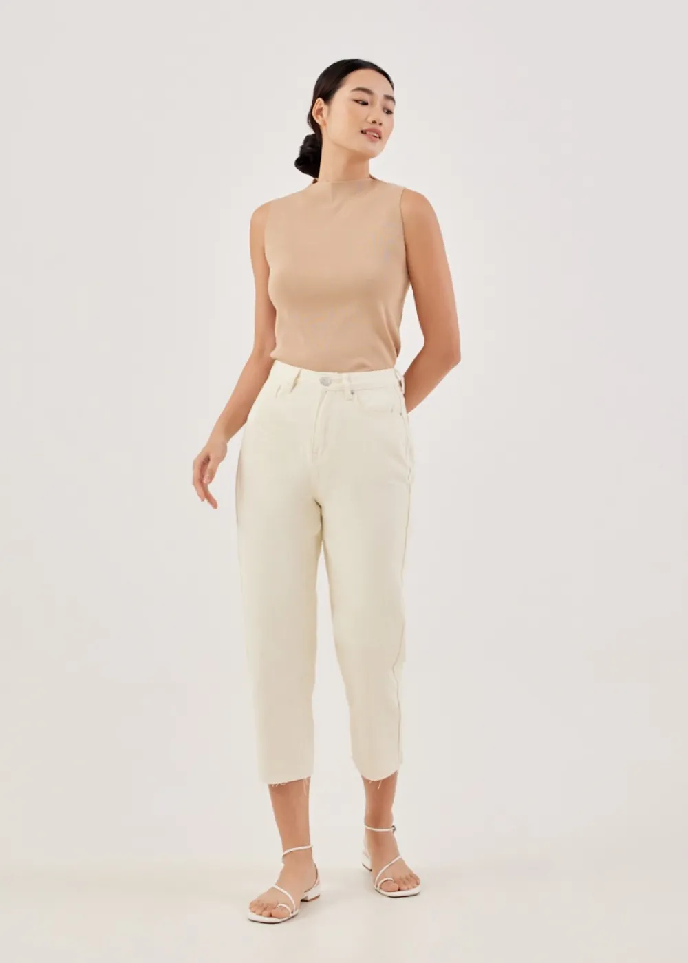Love, Bonito Weekend & Vacation Pants|Casual Pants*Aurelie High Rise Straight Crop Jeans
