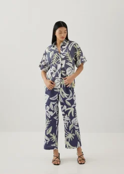 Love, Bonito Blouses & Shirts*Azari Button Down Shirt in Tropical Breeze