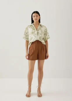 Love, Bonito Blouses & Shirts*Azari Button Down Shirt in Tropical Breeze