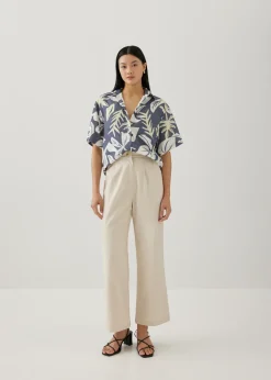 Love, Bonito Blouses & Shirts*Azari Button Down Shirt in Tropical Breeze