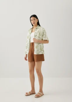 Love, Bonito Blouses & Shirts*Azari Button Down Shirt in Tropical Breeze