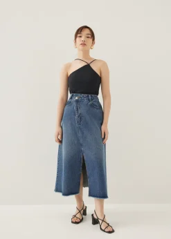 Love, Bonito Casual Tops*Babeth Padded Jersey Asymmetric Top