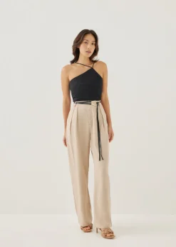 Love, Bonito Casual Tops*Babeth Padded Jersey Asymmetric Top