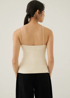 Love, Bonito Casual Tops*Babeth Padded Jersey Asymmetric Top