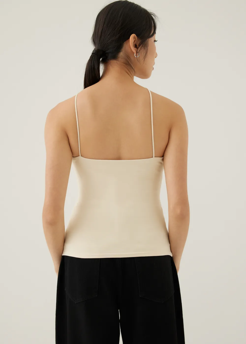 Love, Bonito Casual Tops*Babeth Padded Jersey Asymmetric Top